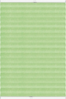 DomDeco Plissee Ohne Bohren Grün 50x120cm mit Alu-Profil, "Melange", ohne Bohren, Klemmfix, Sicht- und Sonnenschutz, ohne Bohren, Klemmfix, Fixmaß, Klemmträger