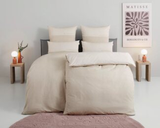 TOM TAILOR HOME Wendebettwäsche Henry in Gr. 135x200 oder 155x220 cm, Renforcé, 3 teilig, Bettwäsche aus Baumwolle, mit GRATIS-Zugabe: Sporthandtuch