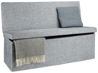 Faltbarer Sitzhocker mit Lehne XL