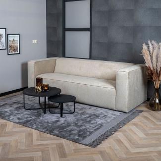 Bronx71 Sofa Memphis 3-Sitzer Stoff taupe