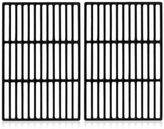 BBQ-Toro Grillrost Gusseisen Grillrost (2 Stück), preseasoned, je 27,5x41,5 cm