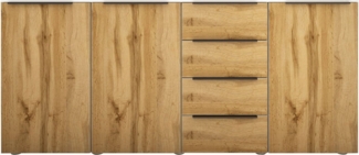 borchardt Möbel Highboard Tom, Breite 200 cm