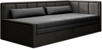 Eltap Fulgeo Sofa (Poco 4, Poco 10) Seite rechte, Grau, 82 x 77 x 214 cm