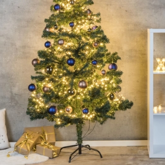 HI Weihnachtsbaum mit Ständer aus Metall Grün 180 cm 438382