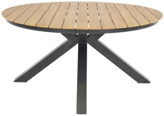 Lesli Living Gartentisch Gartentisch Tafel rund 150cm Arezzo