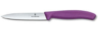 Victorinox Swiss Classic, Gemüsemesser, 10cm, Gerade, Mittelspitz, Violett
