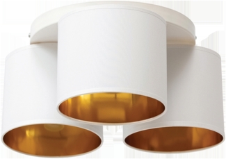 Eltap Vespillo, 45x45x18cm Deckenleuchte 3 weiß/golden