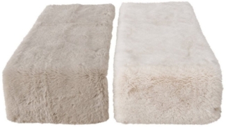 BOLTZE Tischläufer Liz Tischläufer sortiert weiß/braun 140x33cm (1 Stück)