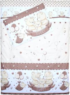 Primawela Babybettwäsche 2 teilige Baby Kinder Bettwäsche 100% Baumwolle 100x135 cm