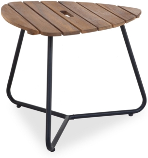 SANSIBAR Living Beistelltisch Beistelltisch SANSIBAR FALUN BHT 48x38.50x48 cm braun Kaffeetisch