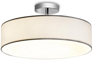 Zedelmaier Lampenschirm Deckenlampe Deckenleuchte mit Stoff-Lampenschirm, Wohnzimmerlampe Schlafzimmer Kinderzimmer Flur Lampe