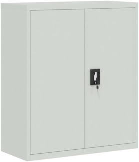 vidaXL Aktenschrank Hellgrau 90x40x105 cm Stahl 339737
