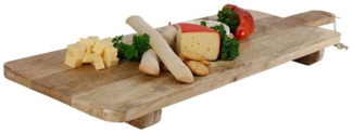 XL Holz-Servierbrett 100x28cm Holzplatte Servierplatte Buffetbrett Schneidebrett