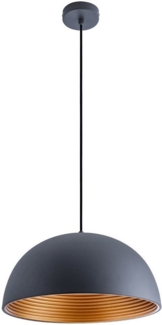 Paco Home Pendelleuchte SAWYER, ohne Leuchtmittel, Hängelampe Esszimmer Küchenlampe Hängend 1,5m Textilkabel Ø40,5cm