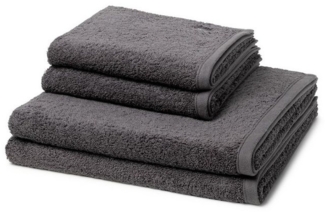 ROSS Handtuch Set Vita, Walkfrottee (Spar-Set, 4-St), 2 X Handtuch 2 X Duschtuch - im Set - Baumwolle - Saugstark