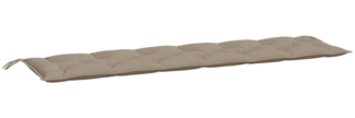 vidaXL Gartenbank-Auflage Taupe 200x50x7 cm Oxford-Gewebe 361648