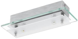 Eglo 93885 Wandleuchte/Deckenleuchte LED FRES 2 chrom, LED max. 2X5,4W