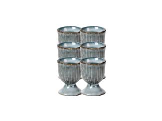 Broste Copenhagen NORDIC SEA Eierbecher 6,5 cm Set6