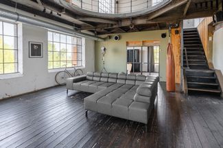 KAWOLA Sofa NELSON Ecksofa Leder anthrazit mit motorischem Sitzvorzug Recamiere rechts 72 x 216 x 321 cm