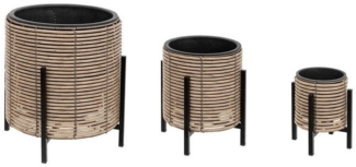 Blumentöpfe auf Ständern, 3er-Set