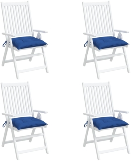 vidaXL Palettenkissen 4 Stk. Blau 50x50x7 cm Oxford-Gewebe 361538