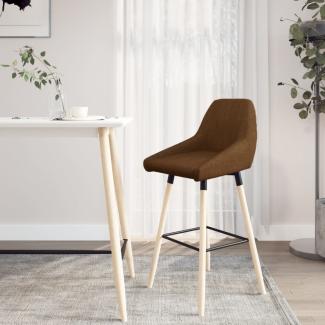 vidaXL Barhocker Braun Stoff [338745]