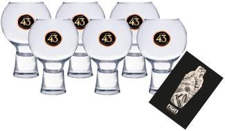 Licor 43 Cuarenta y Tres Glas Gläser-Set - 6x Gläser Likör Liquor 43er