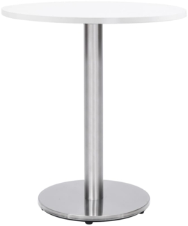 vidaXL Bistrotisch-Gestell Silbern Ø45x72 cm Edelstahl 325439