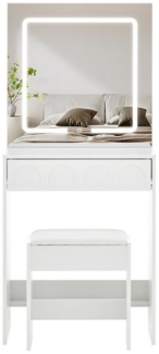 Ofcasa Schminktisch Mini Led-Spiegel, Frisierkommode, einstellbare Helligkeit