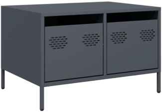 vidaXL TV-Schrank Anthrazit 68x50x43,5 cm Kaltgewalzter Stahl 851240