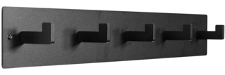 Spinder LEATHERMAN 5 Garderobe aus Stahl, minimalistisch, schwarz