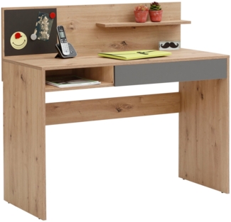 INOSIGN Schreibtisch Magnet, Magnettafel, große Arbeitsfläche, Schubkasten und Ablageboden