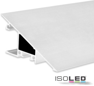 ISOLED LED Aufbauleuchtenprofil HIDE TRIANGLE Aluminium weiß RAL 9003, 200cm