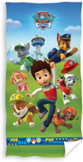 Paw Patrol Handtuch für Kinder 75x150 cm Strandtuch aus 100% Baumwolle