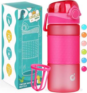 CodiCile Trinkflasche Kinder 500ml BPA freie Wasserflasche Auslaufsicher mit