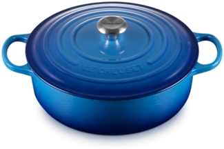 Le Creuset Gourmet-Bräter Signature 30 cm Azur - 29 bis 32 cm - Rot