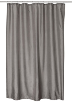 ZOLLNER Duschvorhang Breite 180 cm (Set), 100% Polyester, Anti-Schimmel-Effekt