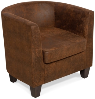 Moebel-Eins Sessel EDDI Kindersessel, Material Kunstfaser, Gobi braun, EDDI Kindersessel, Material Kunstfaser, Gobi braun