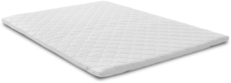 Weicher viskoelastischer Matratzentopper 140 x 200 cm, Höhe 6 cm, mit Memory-Effekt