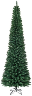 COSTWAY Künstlicher Weihnachtsbaum, 240cm, mit 1000 PVC Nadeln, Metallständer