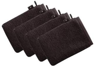 Vossen Waschhandschuh 4er Pack Waschhandschuh 22 x 16 cm Vegan Life, Frottier (Spar-Set, 4-St), Vegan