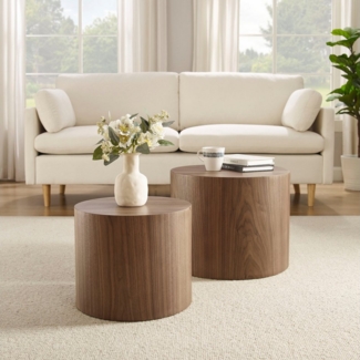 SalesFever Couchtisch (2-St), mit Holzfurnier