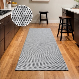 Sanat Teppich Lora Plus, auch als Läufer, rechteckig, Höhe: 5 mm, Kurzflor, uni, gekettelt, Wohnzimmer, Kinderzimmer