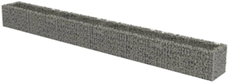 vidaXL Gabionen-Hochbeet Verzinkter Stahl 540×50×50 cm 143567