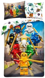 LEGO Ninjago Bettwäsche Kinderbettwäsche LEG1270 140x200 cm + 70x90 cm