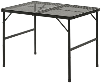 Travellife Campingtisch Campingtisch Greccio Mesh 90 Koffer, Camping Grill Tisch Verstellbar