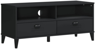 vidaXL Schuhschrank VIKEN Schwarz Holzwerkstoff 374930