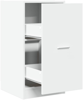 vidaXL Apothekerschrank Weiß 40x41x77,5 cm Holzwerkstoff 855187