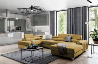 Wohnideebilder Lacante Gelb Ecksofas & Eckcouches CO-LAC-LT-45GO