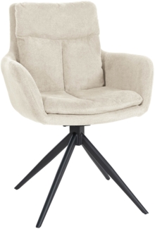 CLP Esszimmerstuhl Vilas Stoff,creme
